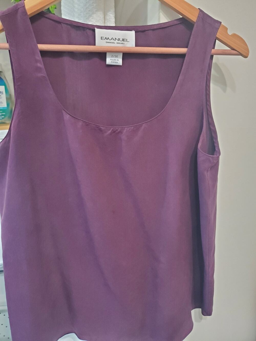 Emanuel Ungaro Tank Size Small